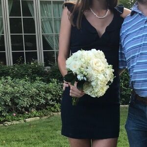 Lulu's navy Lace Detail Dress